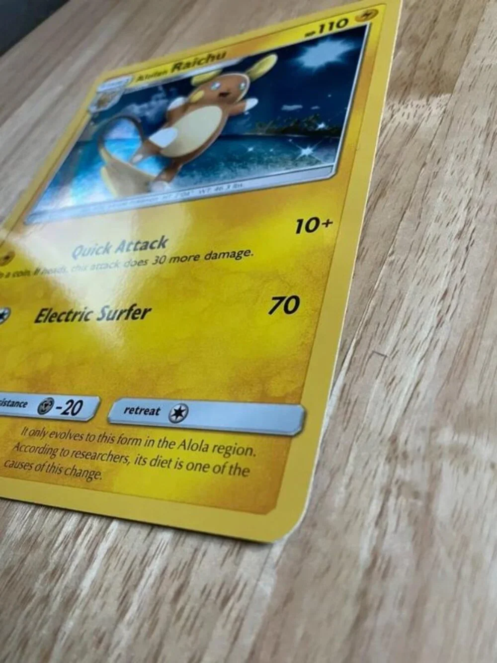 2 Pokémon Alolan Raichu SM65 Jumbo Oversized Holo Promo Card 2017